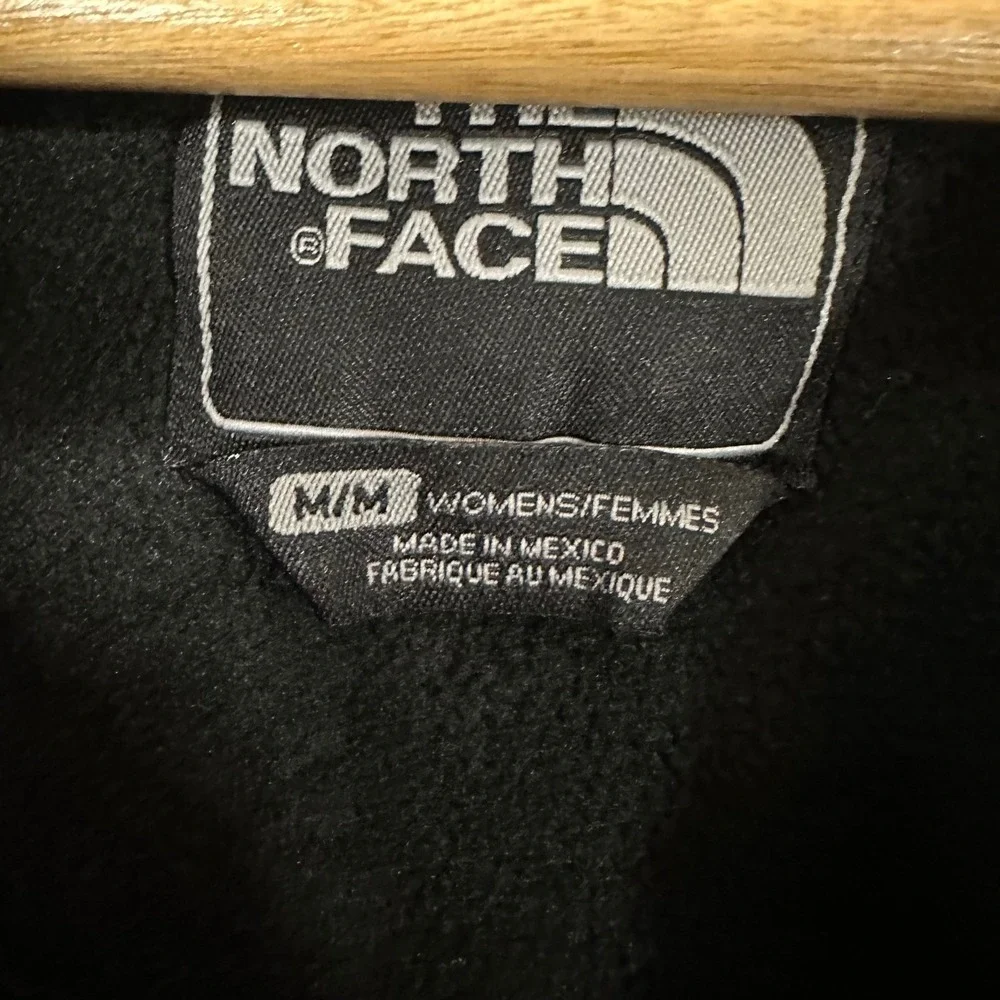The North‎ Face Denali Fleece Jacket Womens Medium Black Full Zip Mock Neck